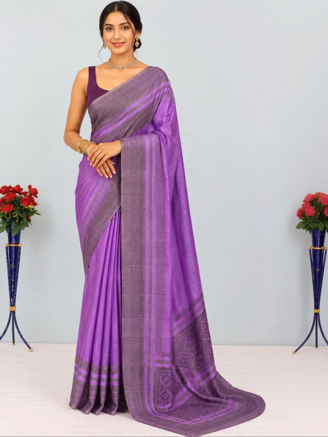Anouk Woven Design Art Silk Designer Saree - view 1