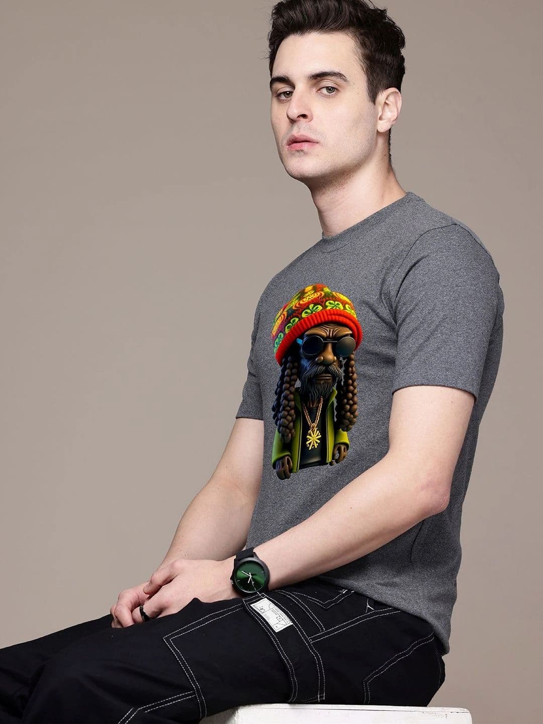 Moda Rapido Men Printed T-shirt - view 1