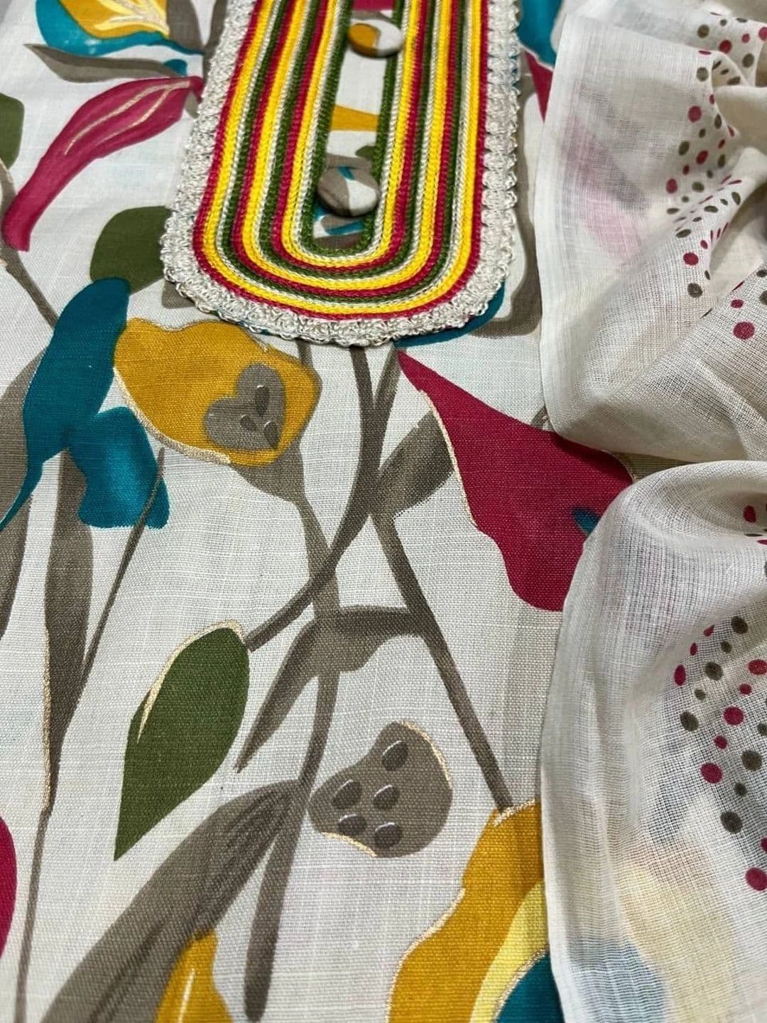 style loft Unstitched Dress Material thumbnail 3
