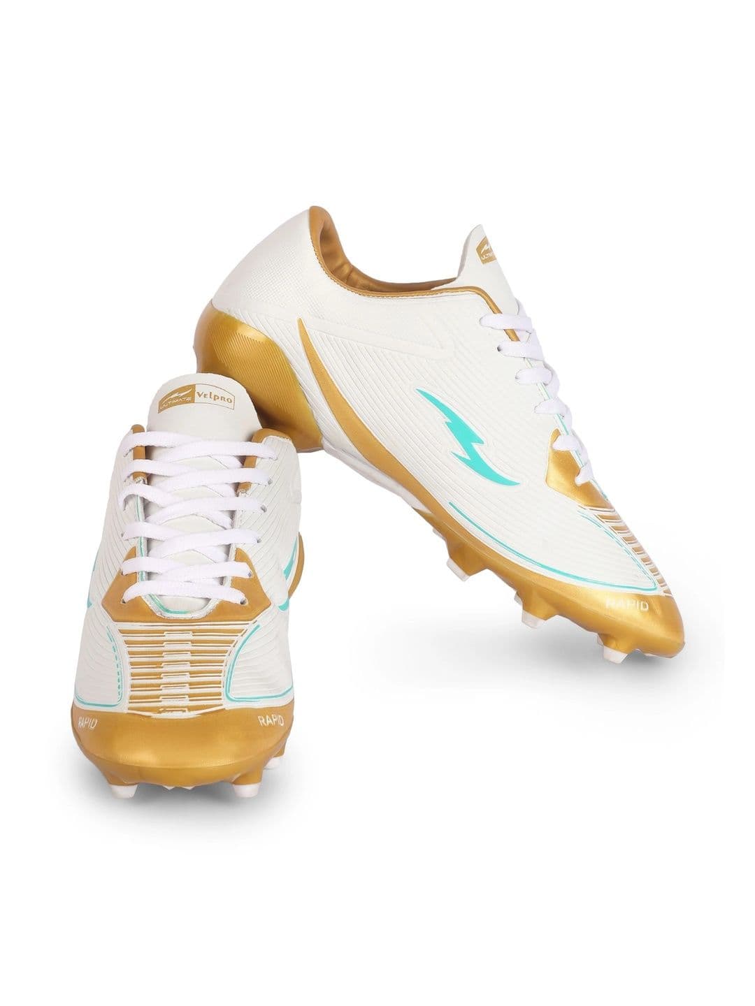 Velpro Turf Hardground TPU Dual Color Sole Lightweight Studs Football Shoes for Men thumbnail 2
