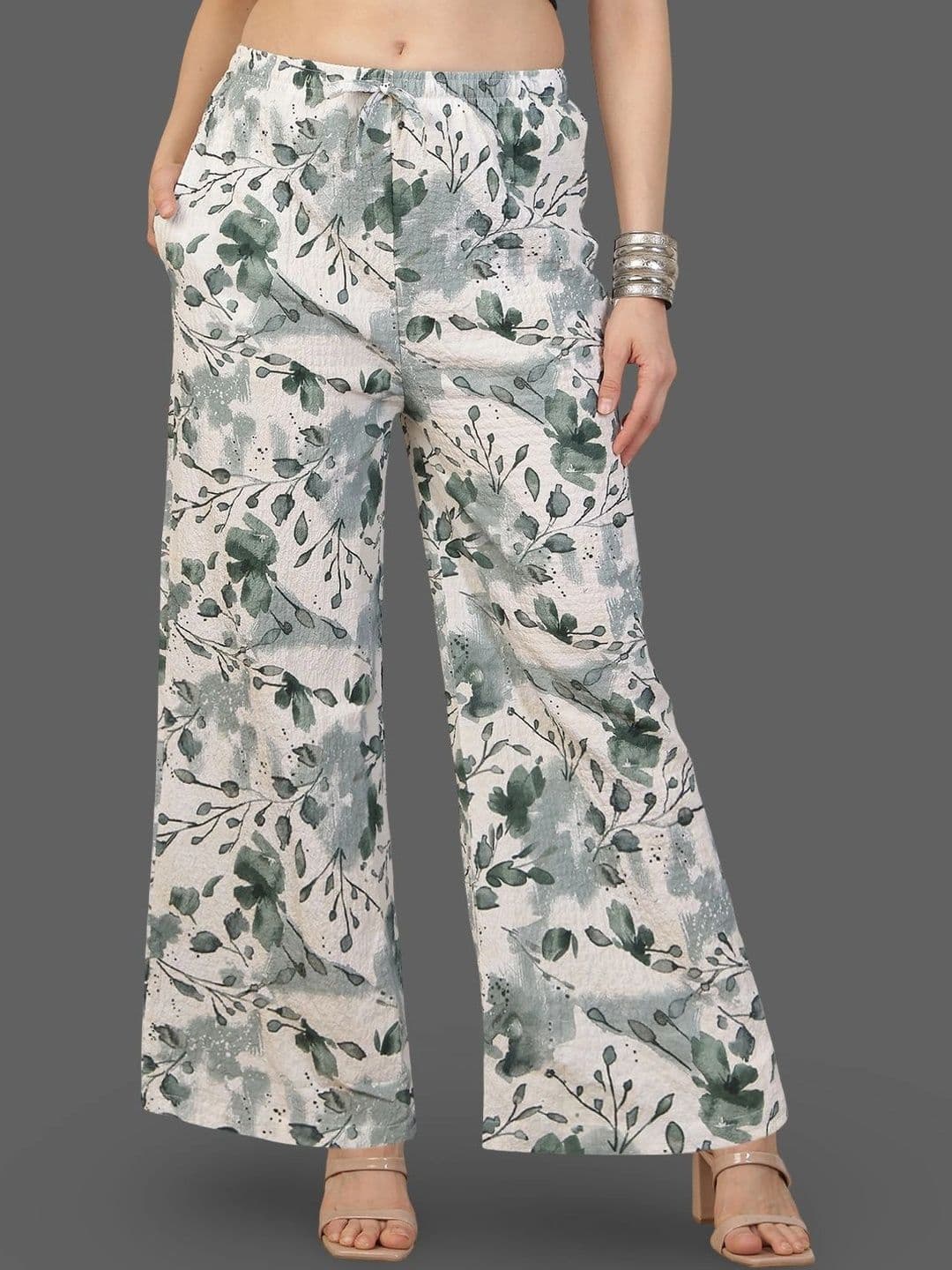 Moda Rapido X Gracit Women Floral Printed Ethnic Palazzos - view 1