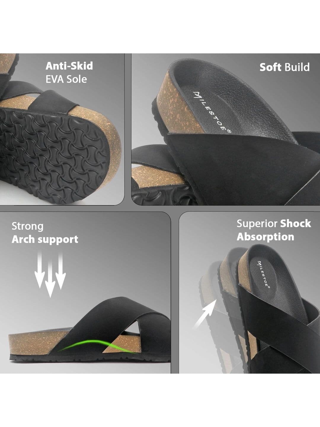 MILESTOE Men PU Comfort Sandals thumbnail 5