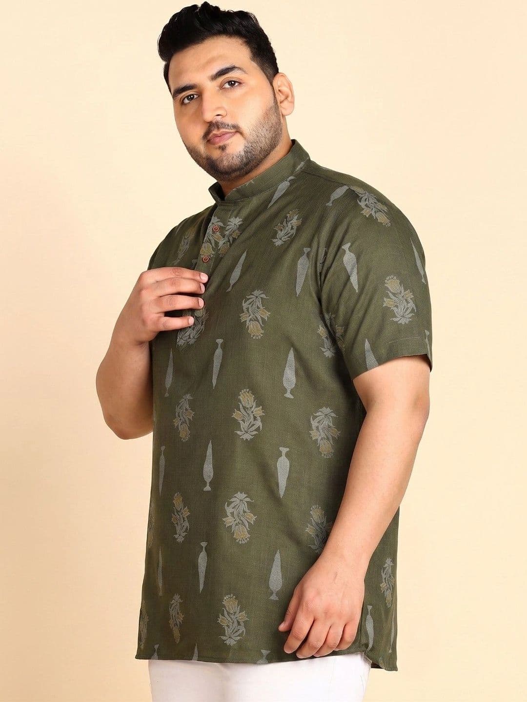 Sztori Men Ethnic Motifs Printed Kurta thumbnail 3