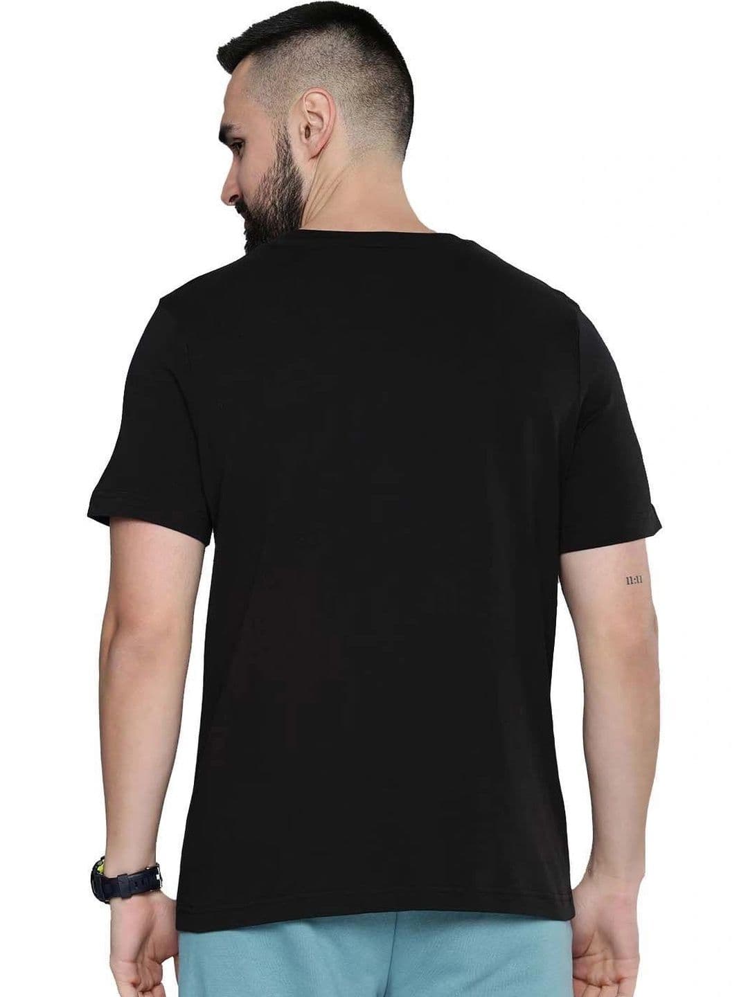 Moda Rapido X Organic Chics Men Typography Printed Bio Finish T-shirt thumbnail 3