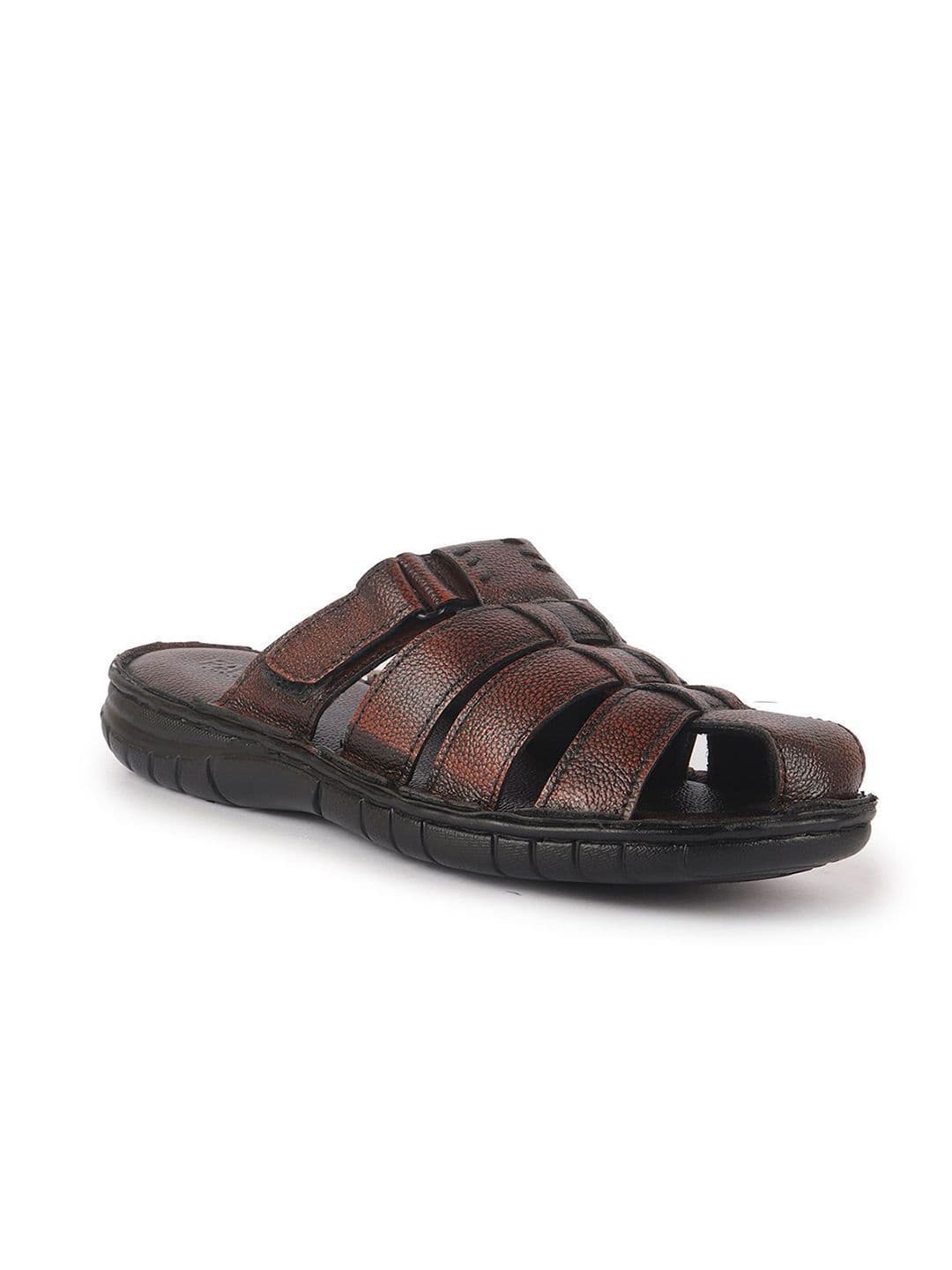FAUSTO Men Leather Fisherman Sandals thumbnail 6