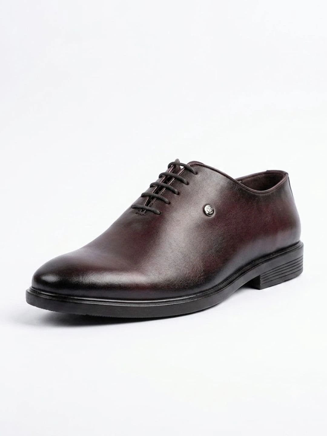 House of Pataudi Men Pointed Toe Lace-Ups Formal Oxfords thumbnail 4