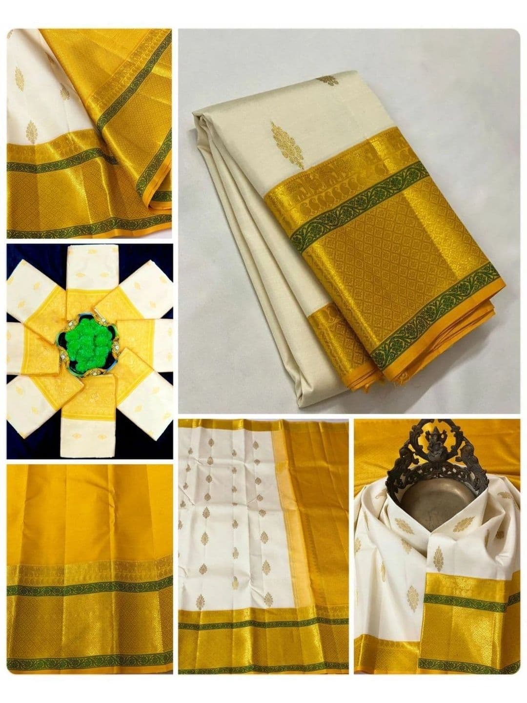 Arozi Woven Design Zari Art Silk Banarasi Saree thumbnail 7