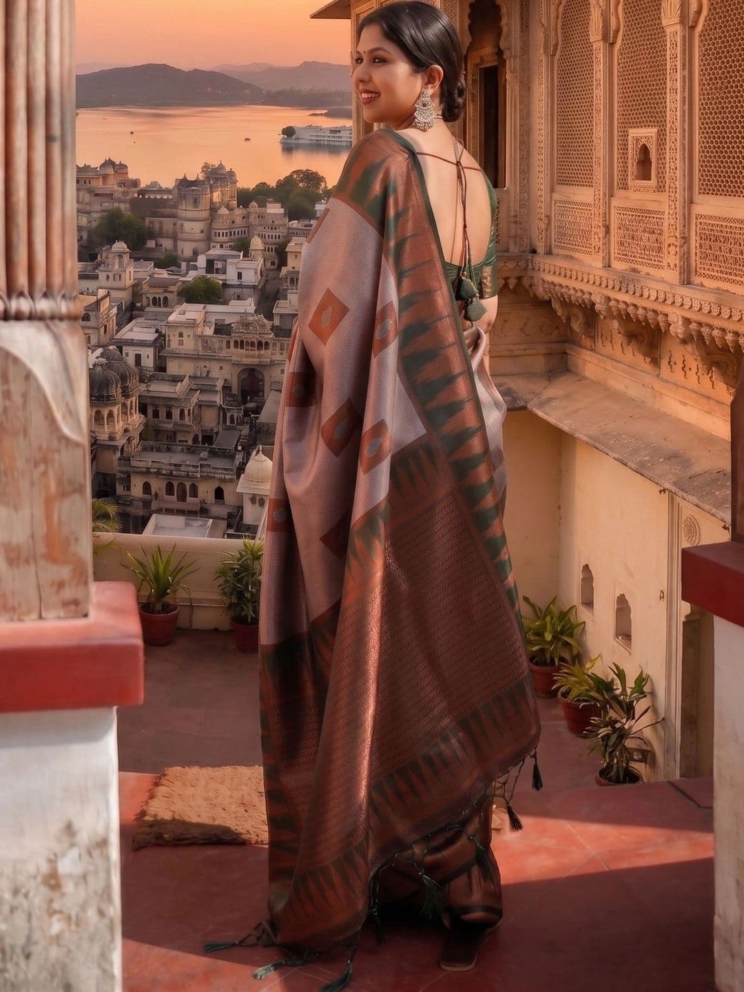 Aaishvyapparels Woven Design Zari Art Silk Banarasi Saree thumbnail 2