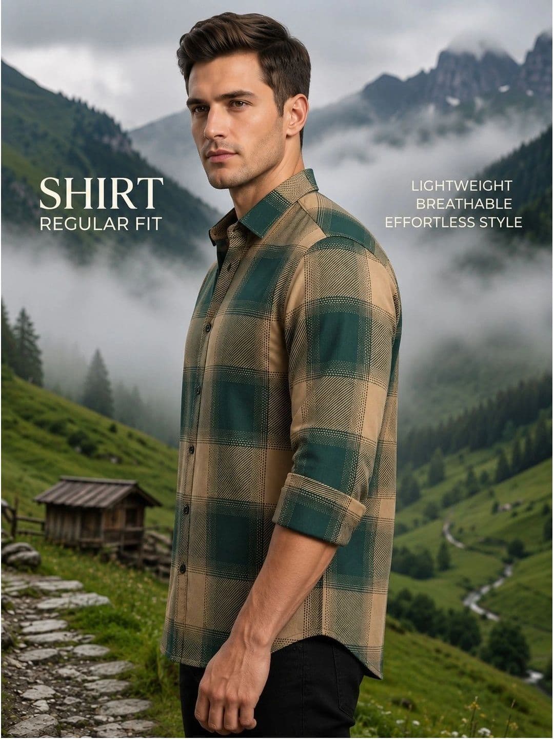 Blezza Men Tartan Checks Checked Casual Shirt thumbnail 2