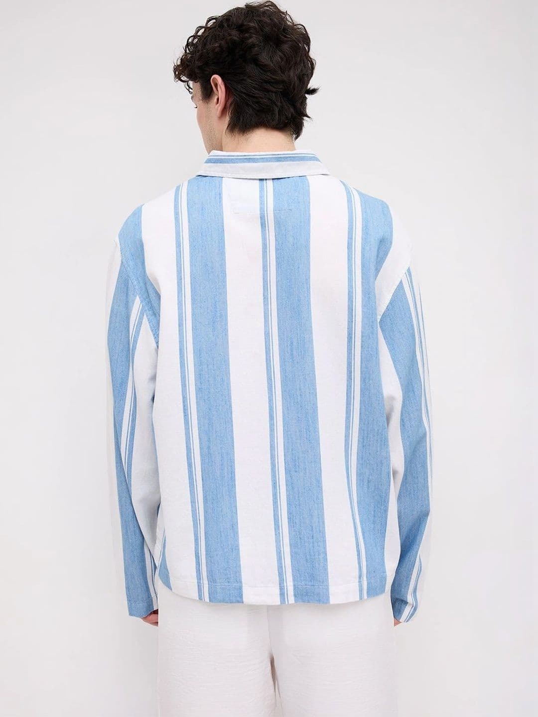 VASTRADO Men Classic Boxy Striped Casual Shirt thumbnail 7