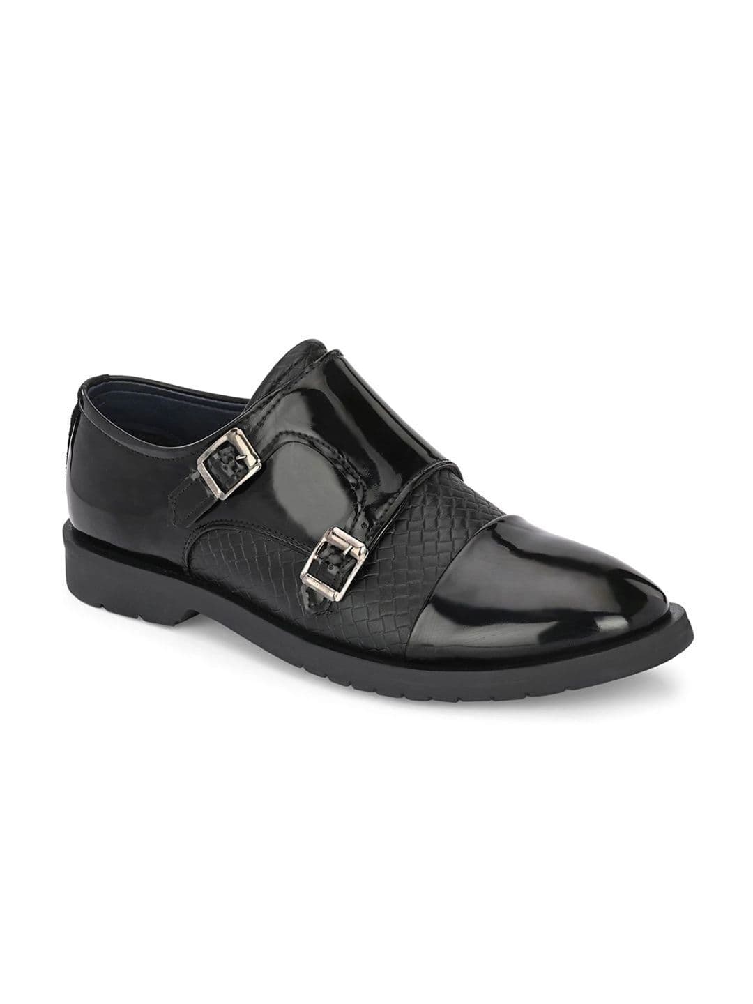Killer Men Leather Formal Monk Shoes thumbnail 6