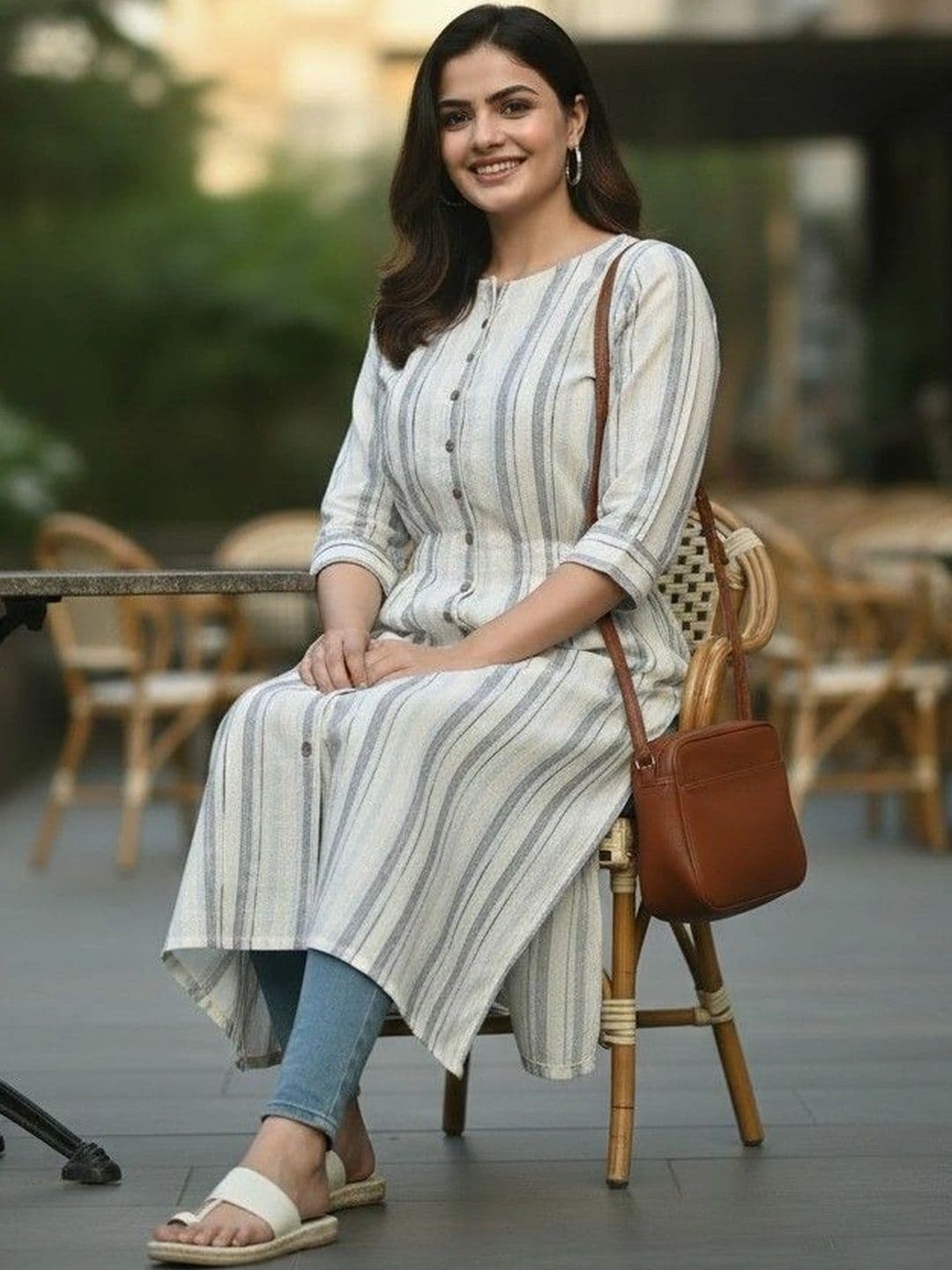 Cot'N Soft Women Striped Kurta thumbnail 6