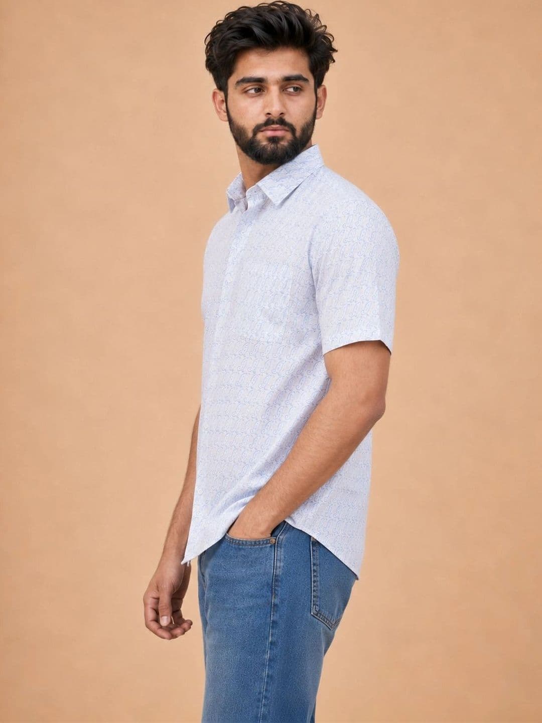 Ravaiyaa Men Printed Casual Shirt thumbnail 4