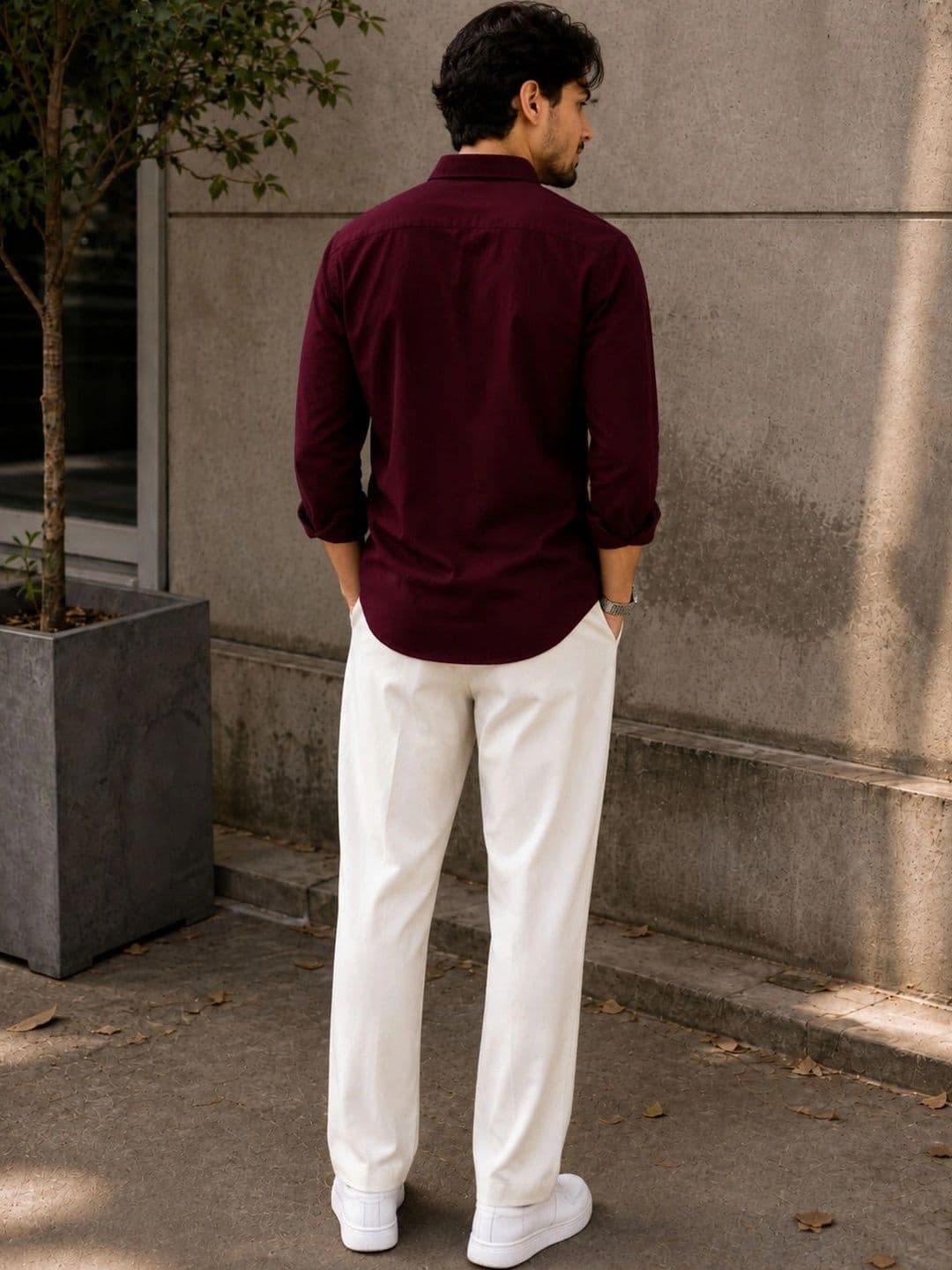 THE BIG ATTIRE Men Classic Casual Shirt thumbnail 2