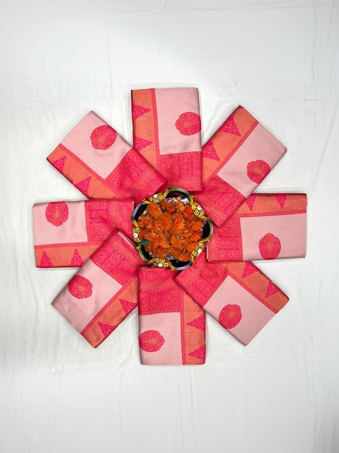 FASHIONIZO Woven Design Zari Art Silk Banarasi Saree thumbnail 5