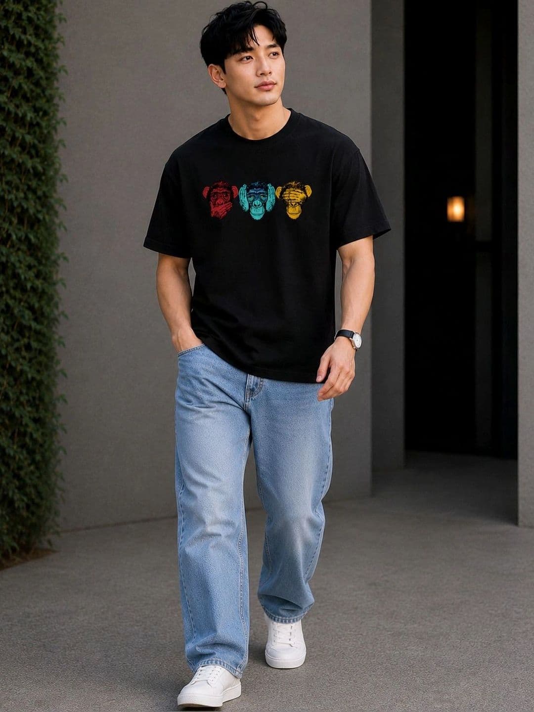 KRYONIX Men Printed Pure Cotton T-shirt thumbnail 4
