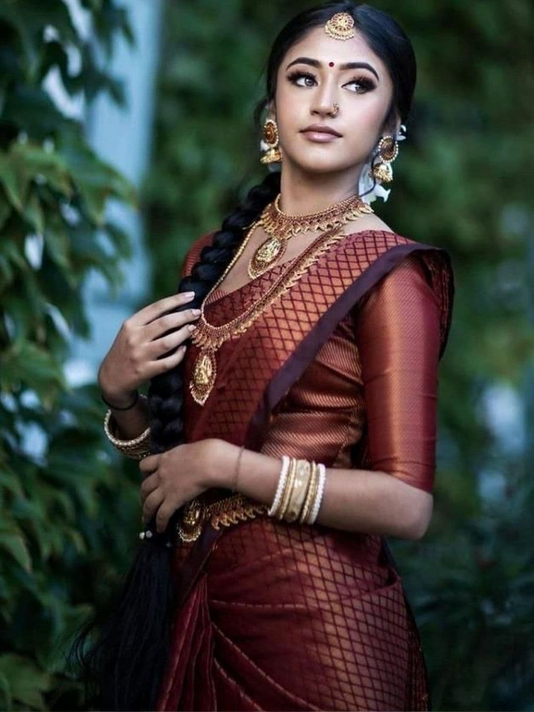 AwadhiCraft Woven Design Zari Art Silk Banarasi Saree thumbnail 3