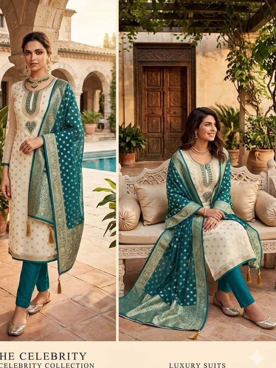 F 13 STUDIO Unstitched Dress Material thumbnail 3
