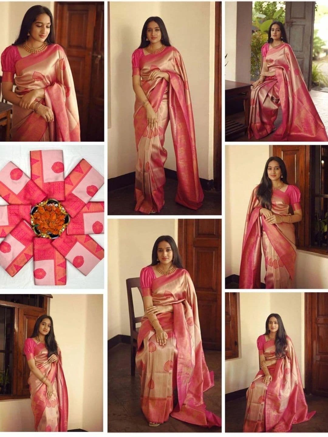 AmiFashion Woven Design Zari Art Silk Banarasi Saree thumbnail 2