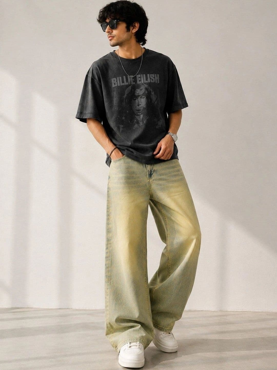 NINEX DENIMS Men Mid-Rise Light Fade Jeans thumbnail 4