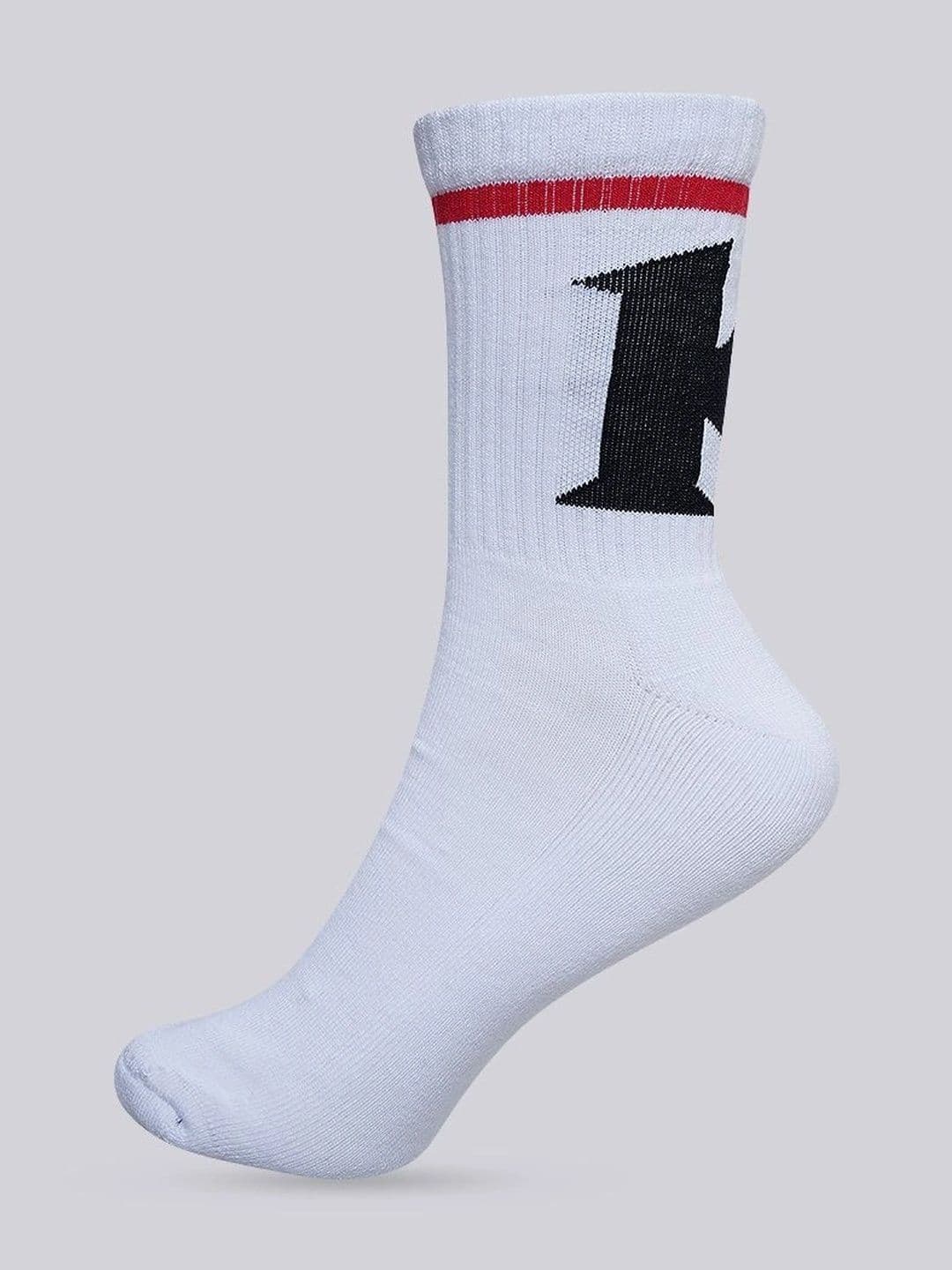 Kickers Men Microfiber Patterned Calf Length Socks thumbnail 3