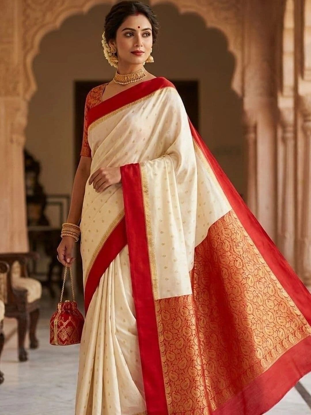 Urban Silk Saree Zari Art Silk Banarasi Sarees - view 1