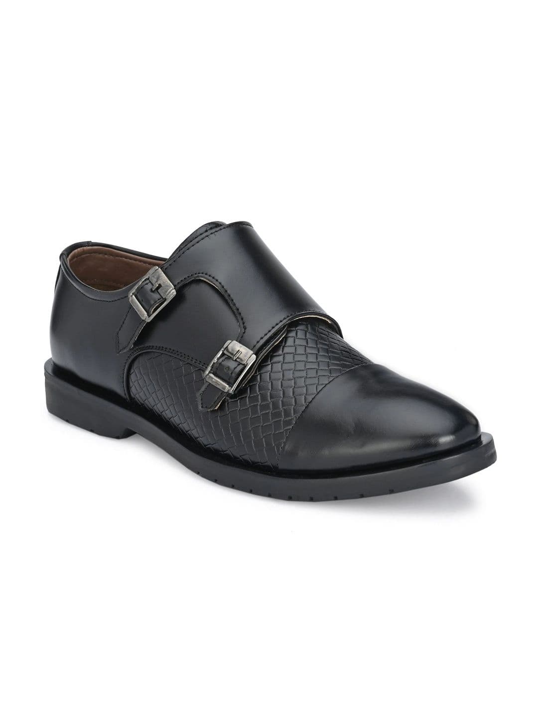 Killer Men Leather Formal Monk Shoes thumbnail 5