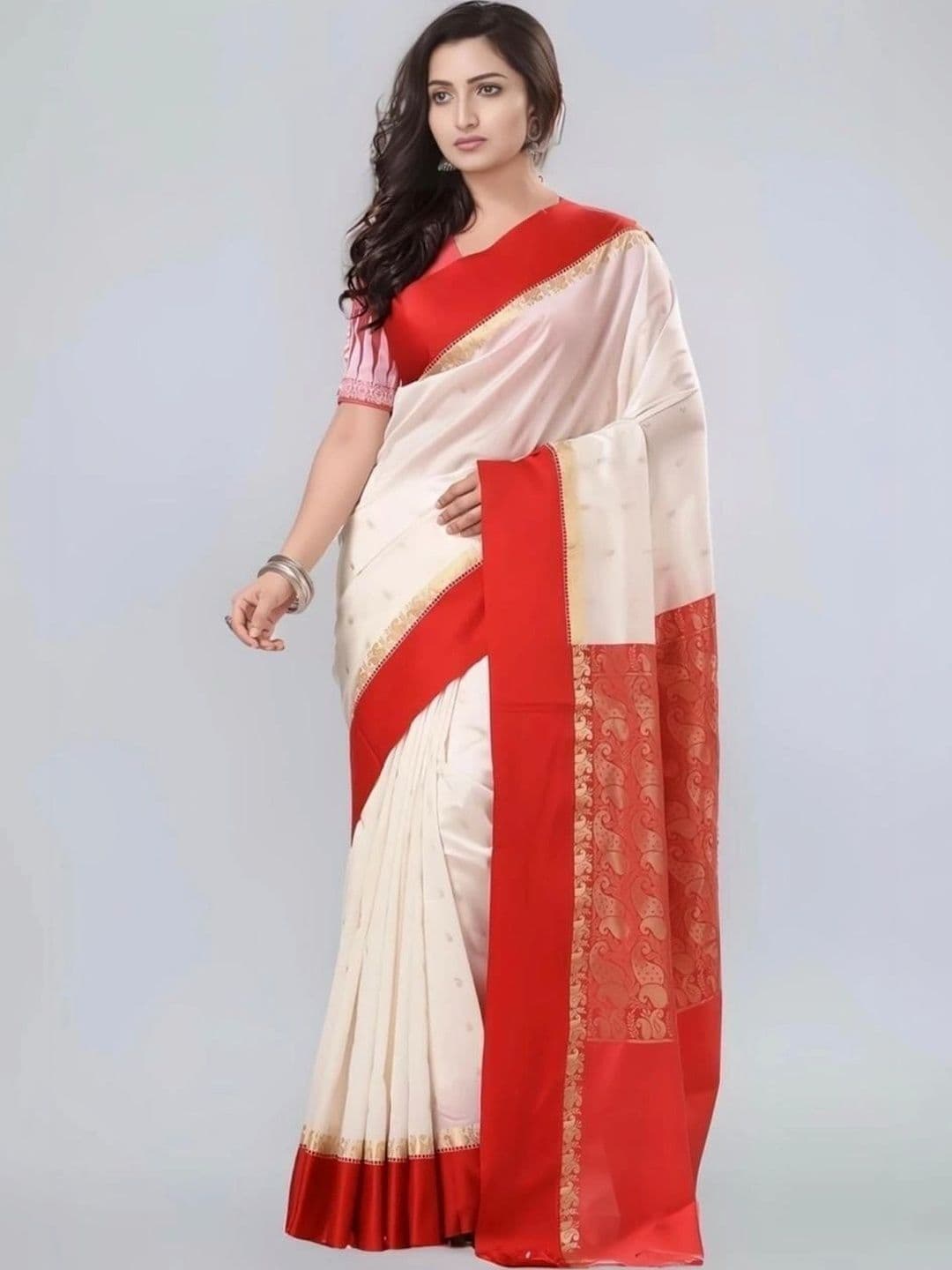 Urban Silk Saree Woven Design Zari Art Silk Sarees thumbnail 4