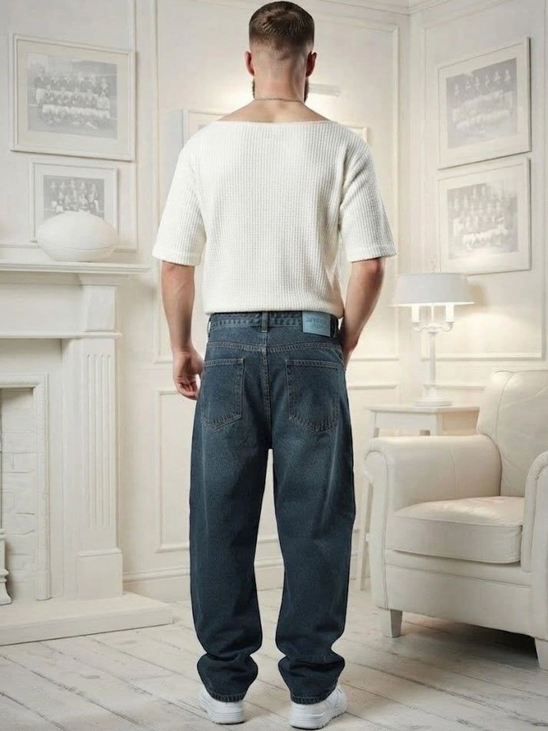 NIFFER FASHION Men Mid-Rise Light Fade Jeans thumbnail 6