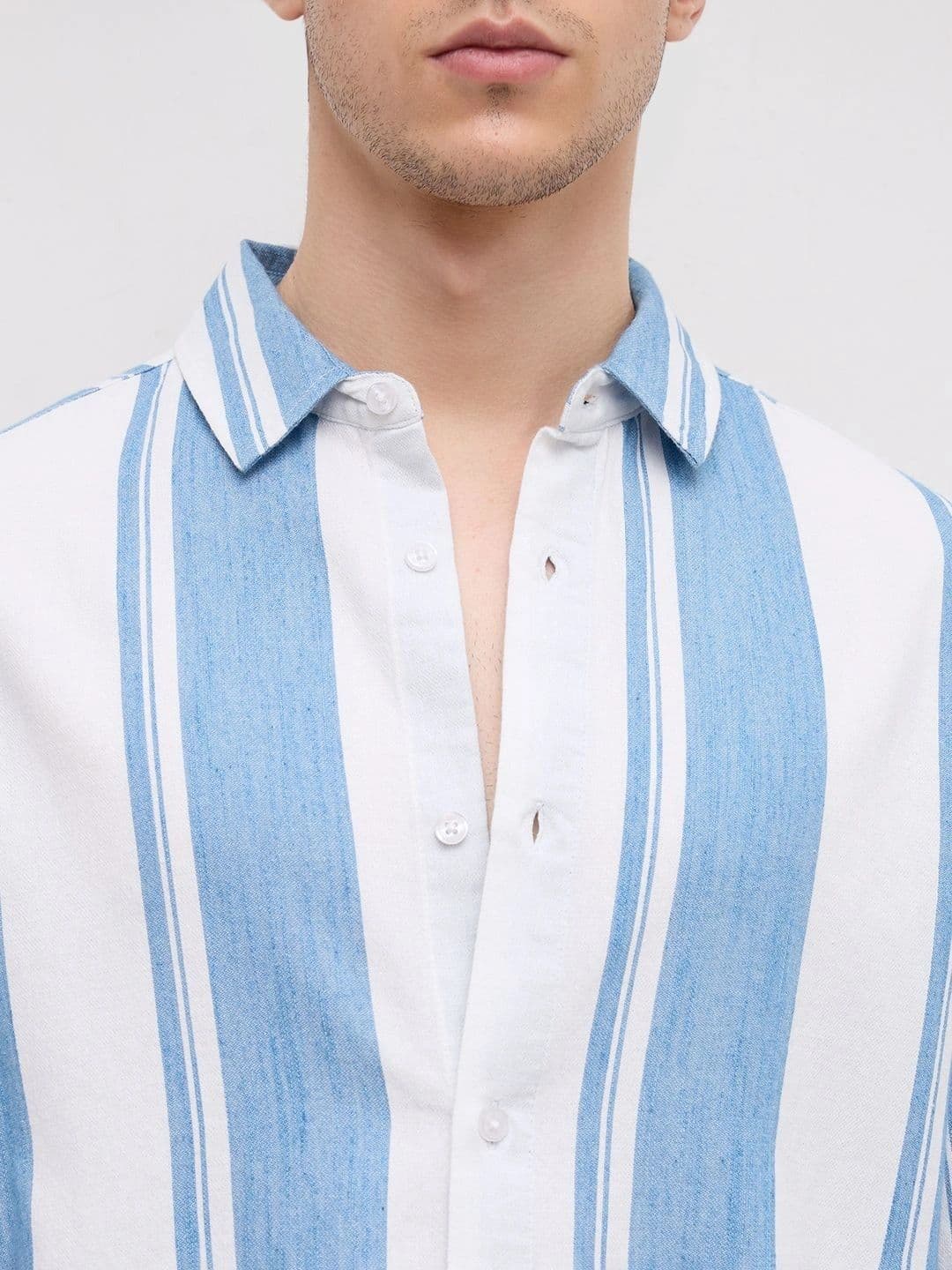 VASTRADO Men Classic Boxy Striped Casual Shirt thumbnail 4