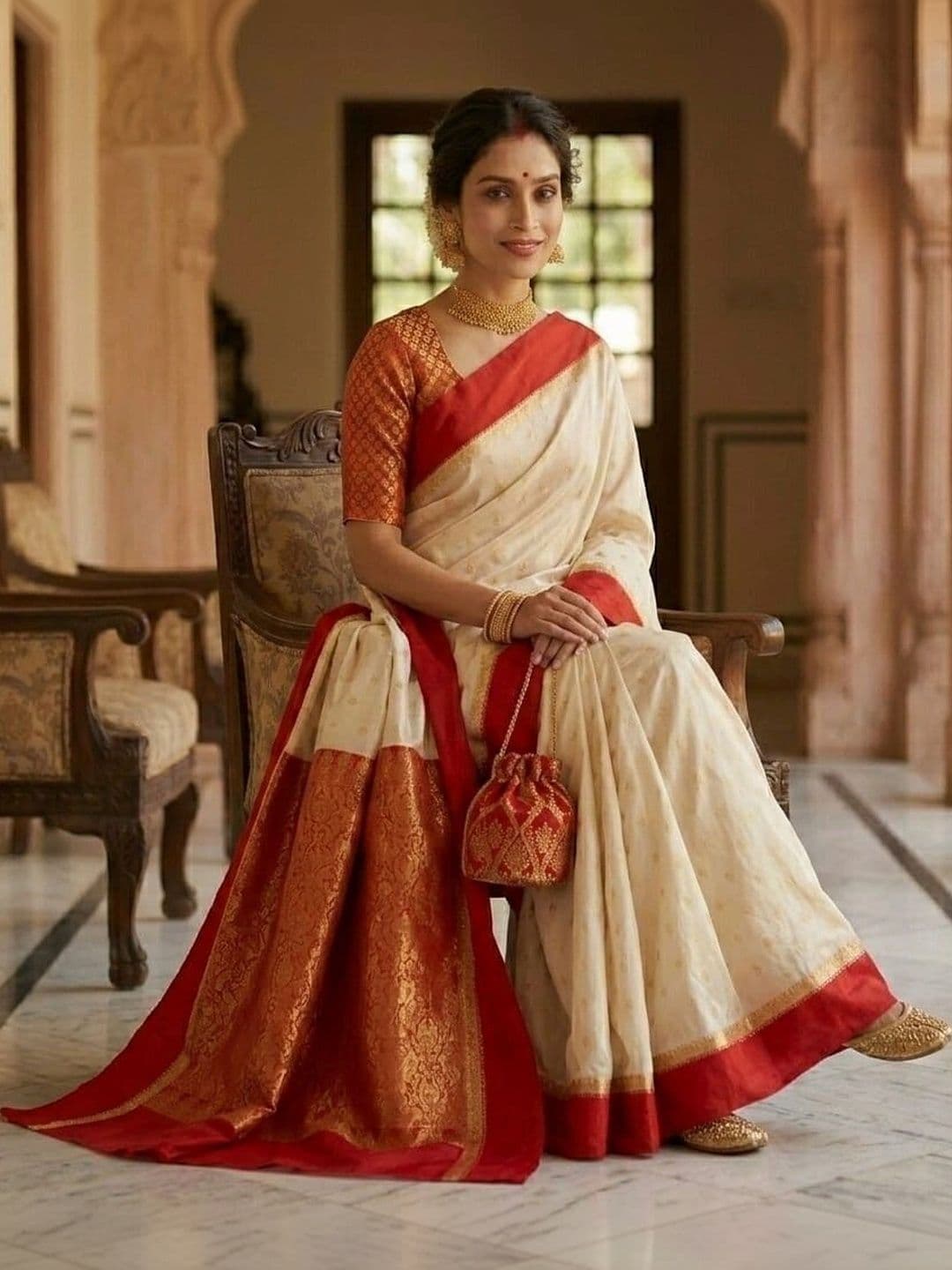 Urban Silk Saree Zari Art Silk Banarasi Sarees thumbnail 3