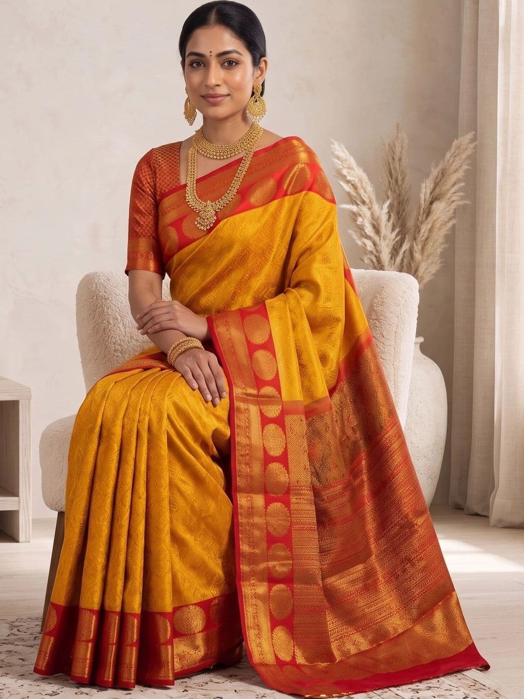 7Eleven Fashion Zari Art Silk Banarasi Saree thumbnail 4