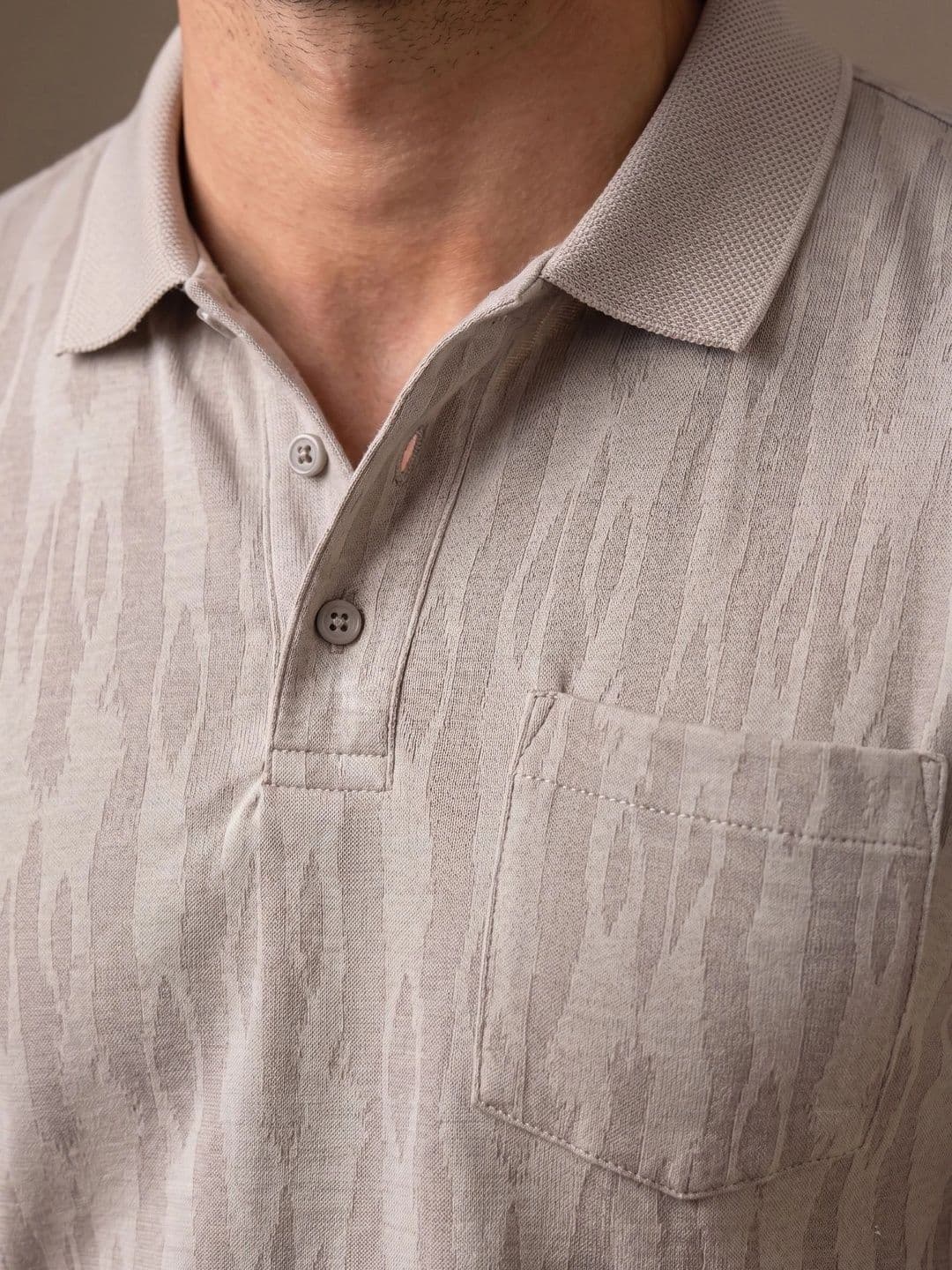 Roadster Men Printed Polo Collar Pockets T-shirt thumbnail 4
