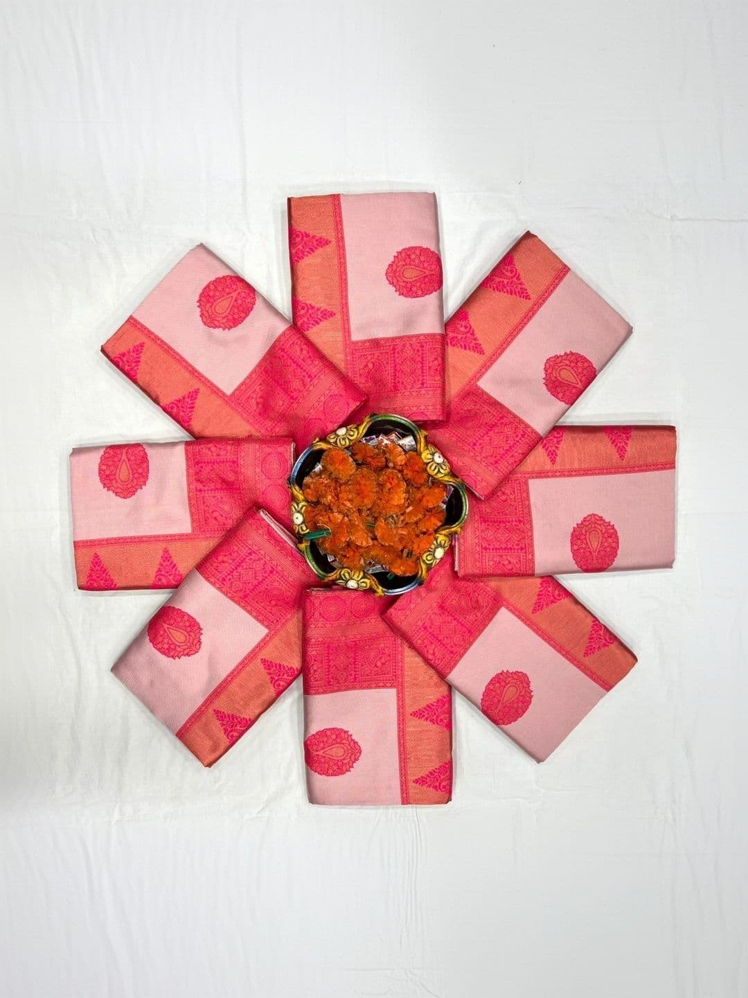 nejadhari tax Woven Design Zari Art Silk Banarasi Saree thumbnail 3