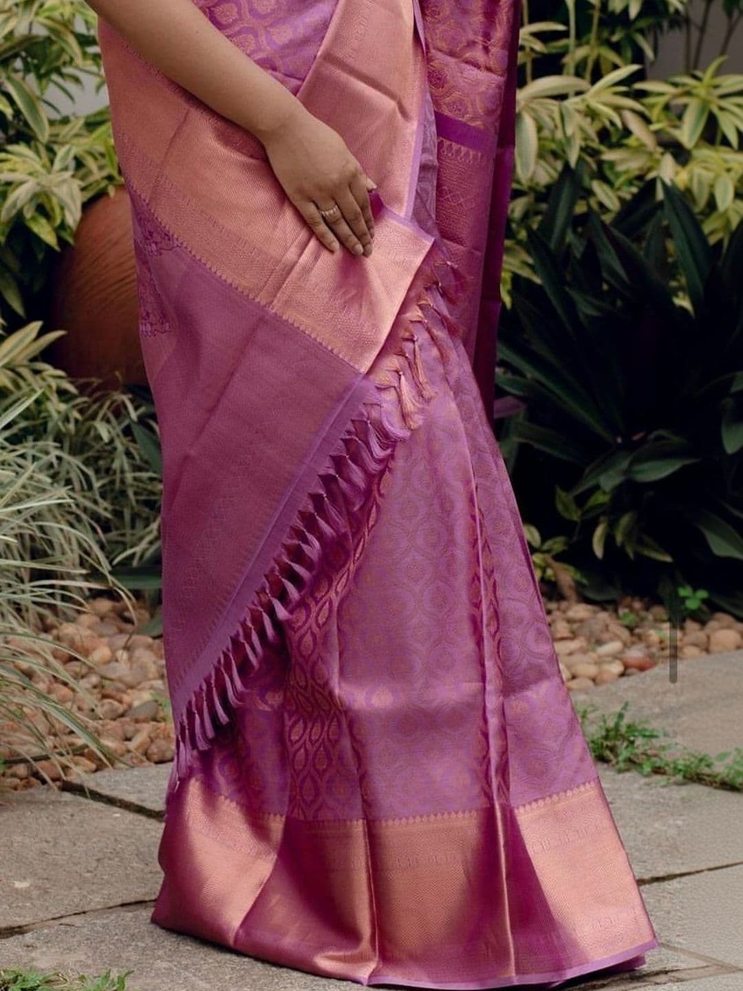 revika Woven Design Zari Art Silk Designer Kanjeevaram Saree thumbnail 5