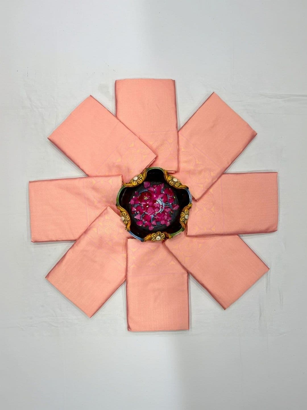 SHRIADINATH Woven Design Zari Art Silk Banarasi Saree thumbnail 5
