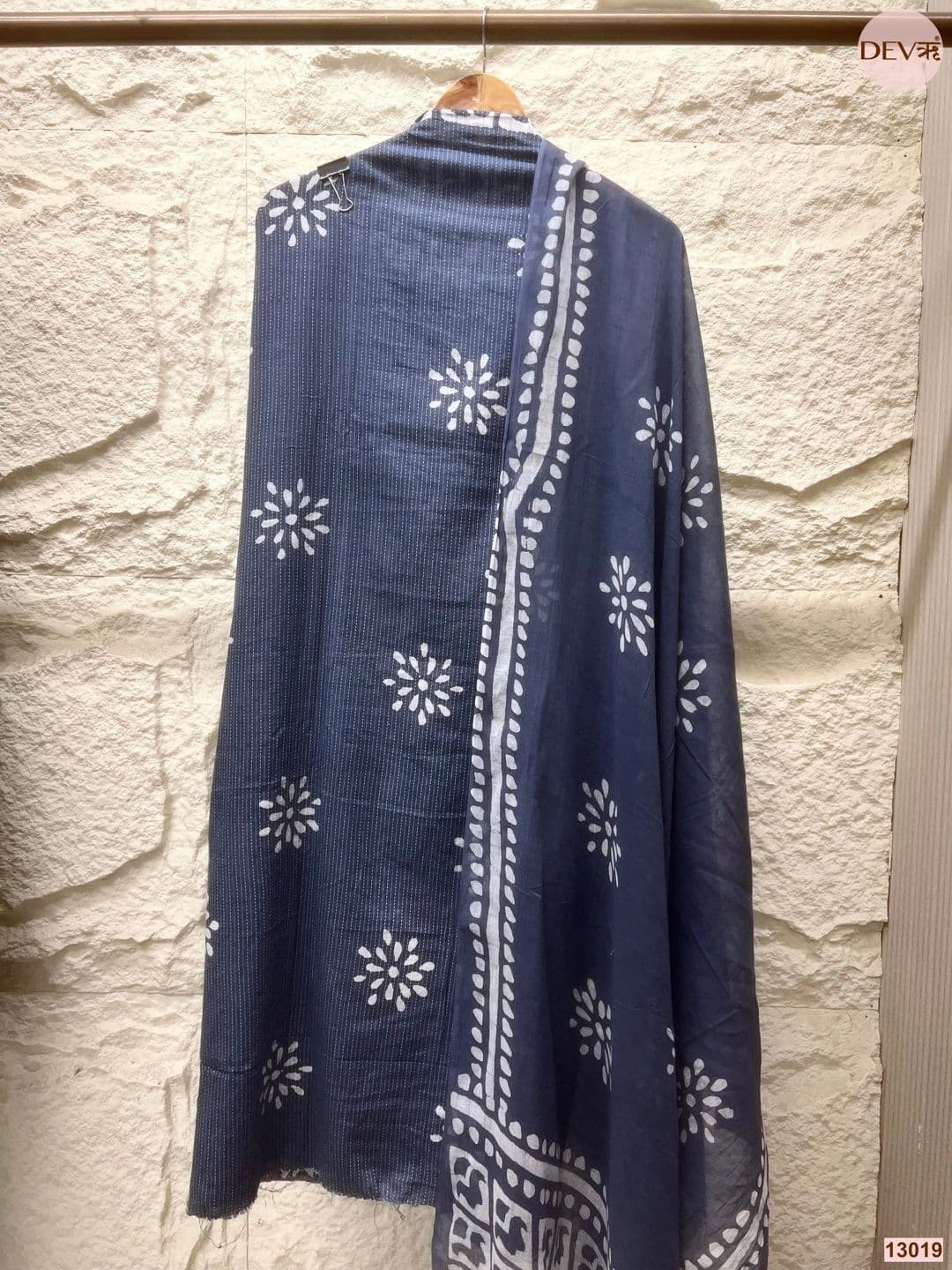 DEVRI Printed Pure Cotton Unstitched Dress Material thumbnail 3