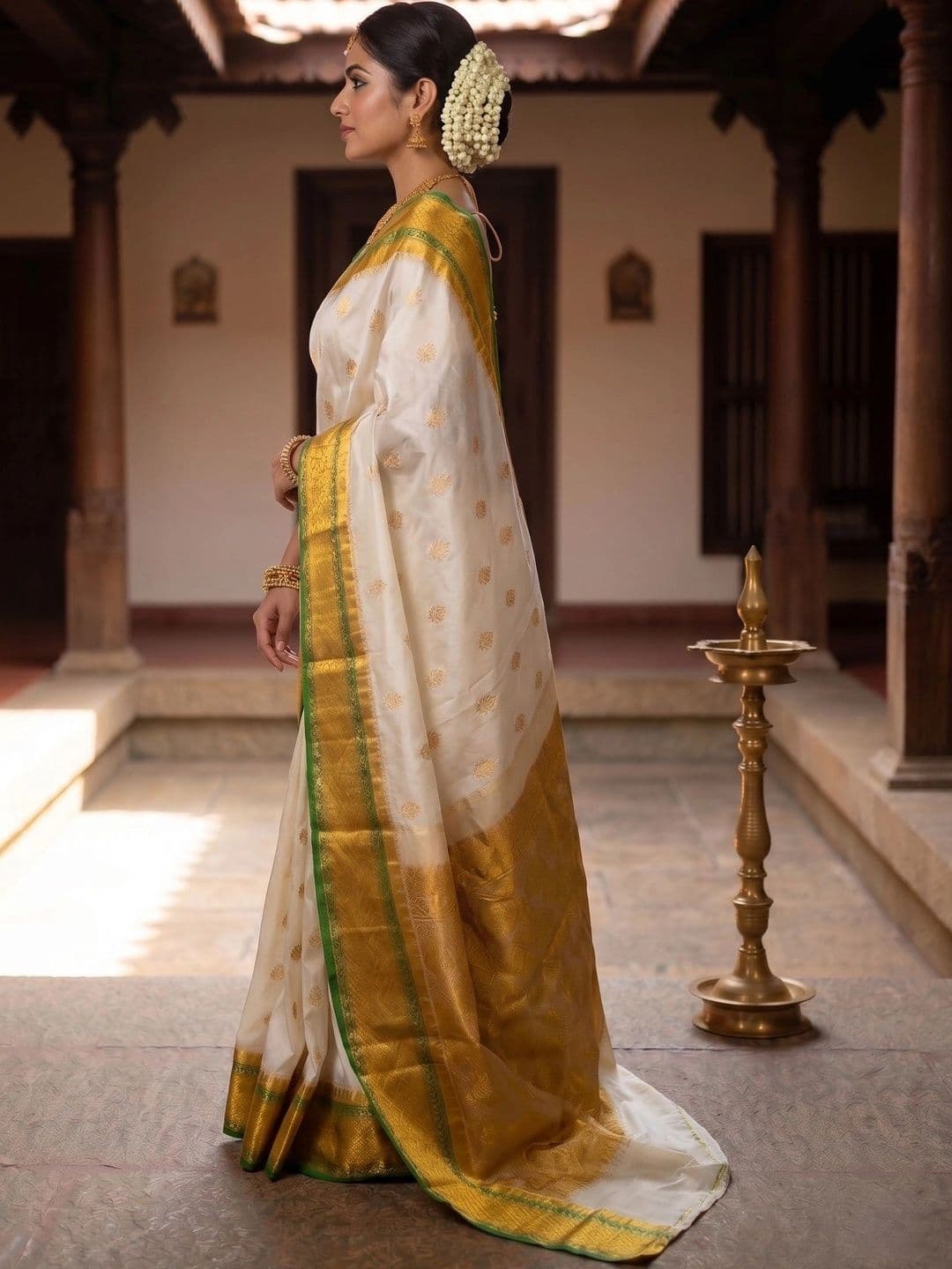 Aman's Impero Woven Design Zari Art Silk Banarasi Saree thumbnail 3