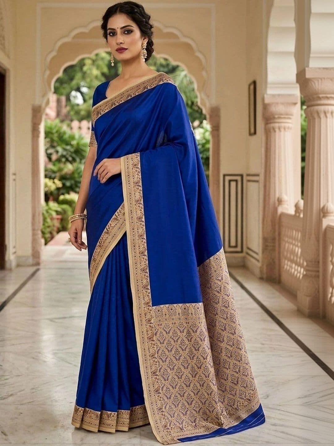 Urban Silk Saree Woven Design Zari Art Silk Banarasi Sarees - view 1