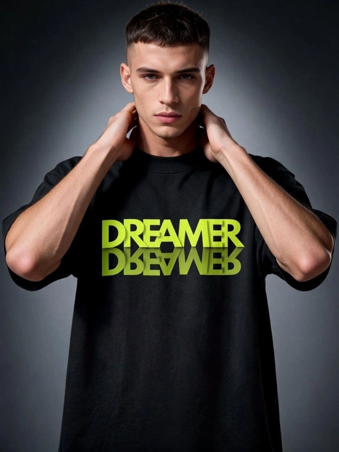 TRYMEEOUT Unisex Typography Printed T-shirt - view 1