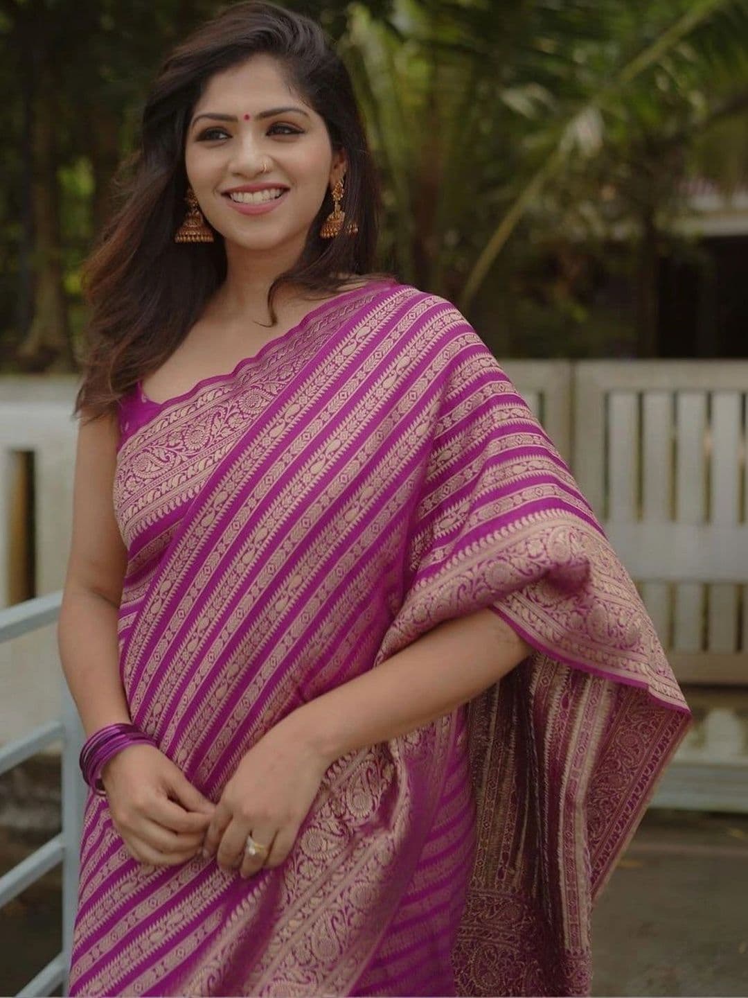 revika Woven Design Zari Art Silk Designer Kanjeevaram Saree - view 1