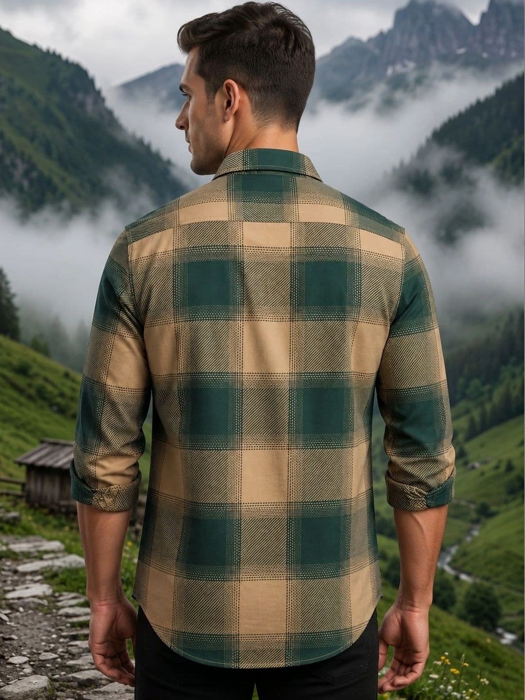 Blezza Men Tartan Checks Checked Casual Shirt thumbnail 4