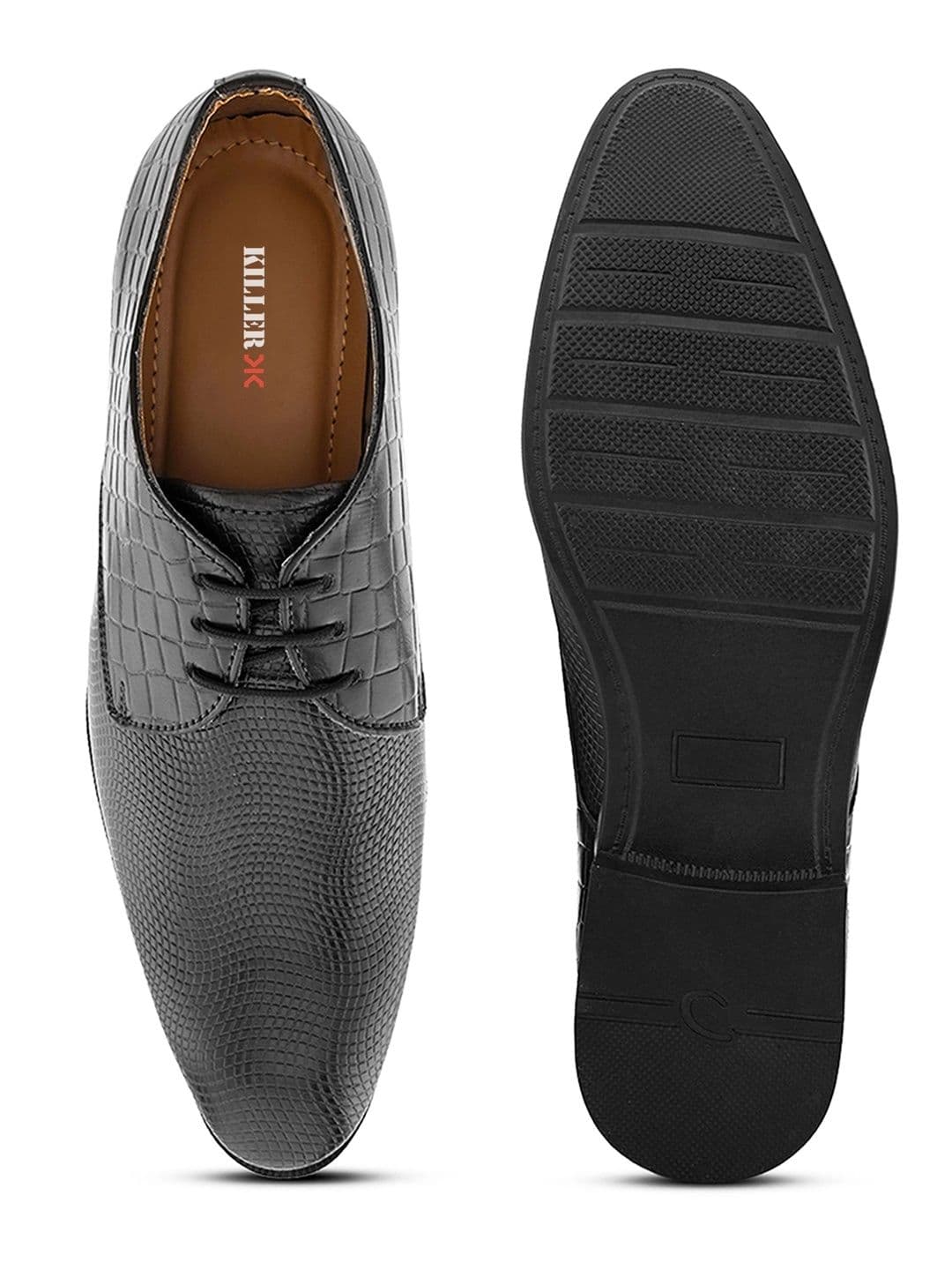 Killer Men Leather Formal Derbys thumbnail 4