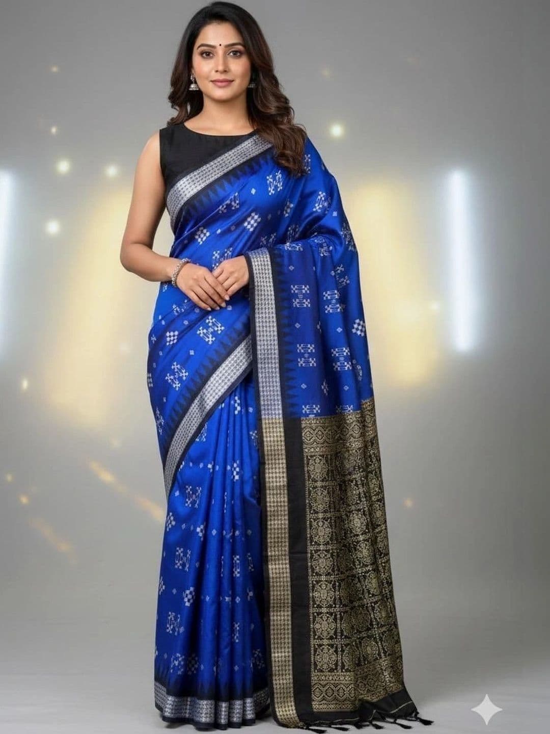 Urban Silk Saree Woven Design Zari Art Silk Sambalpuri Sarees - view 1
