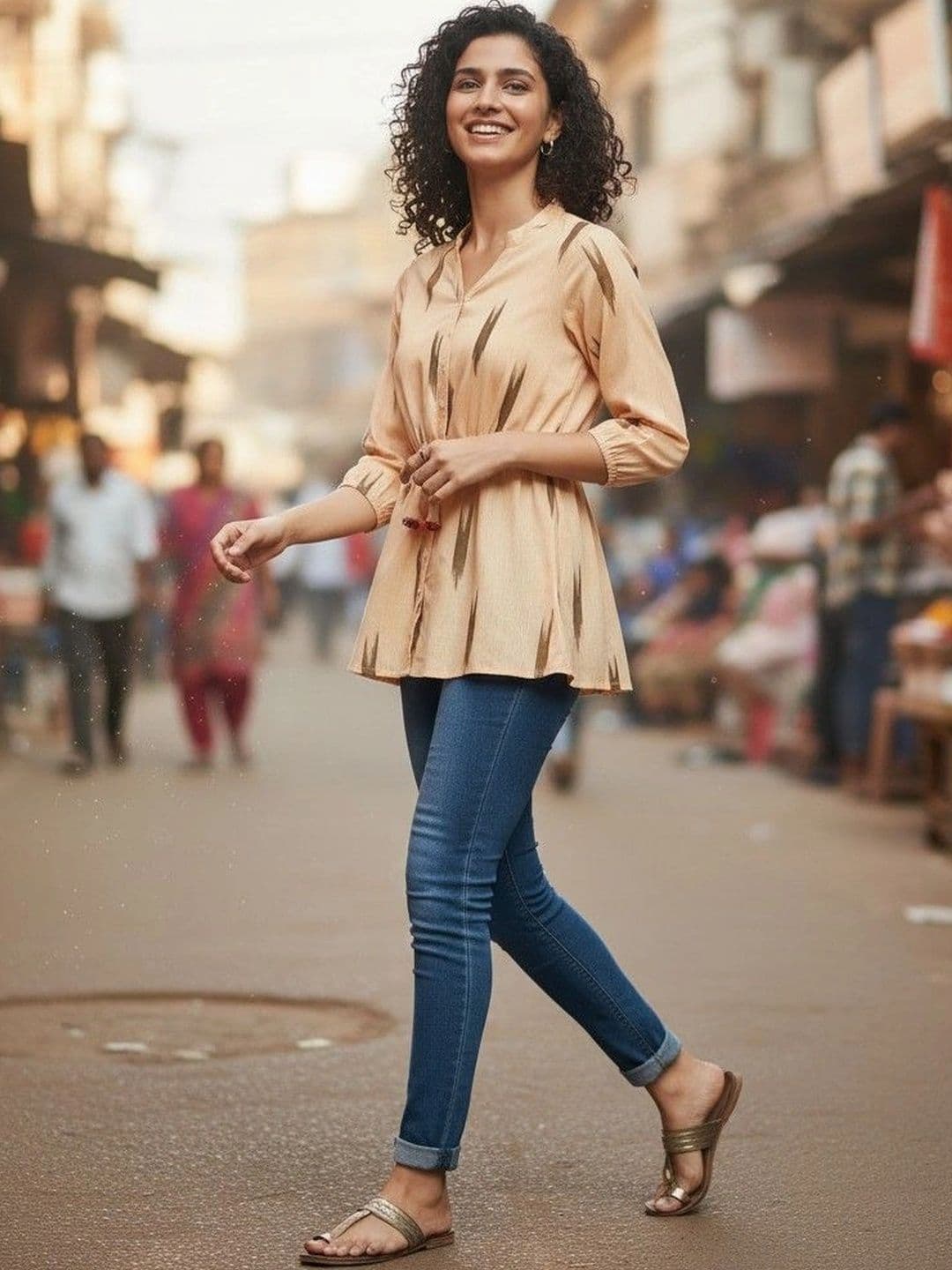 Cot'N Soft Women Printed Handloom Kurta thumbnail 4