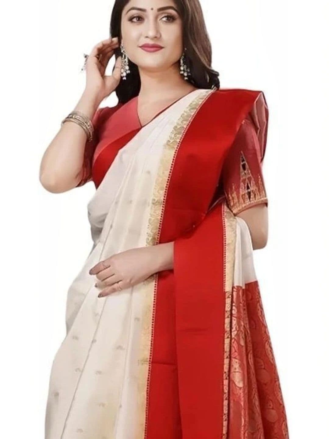 Urban Silk Saree Zari Art Silk Kanjeevaram Sarees thumbnail 6