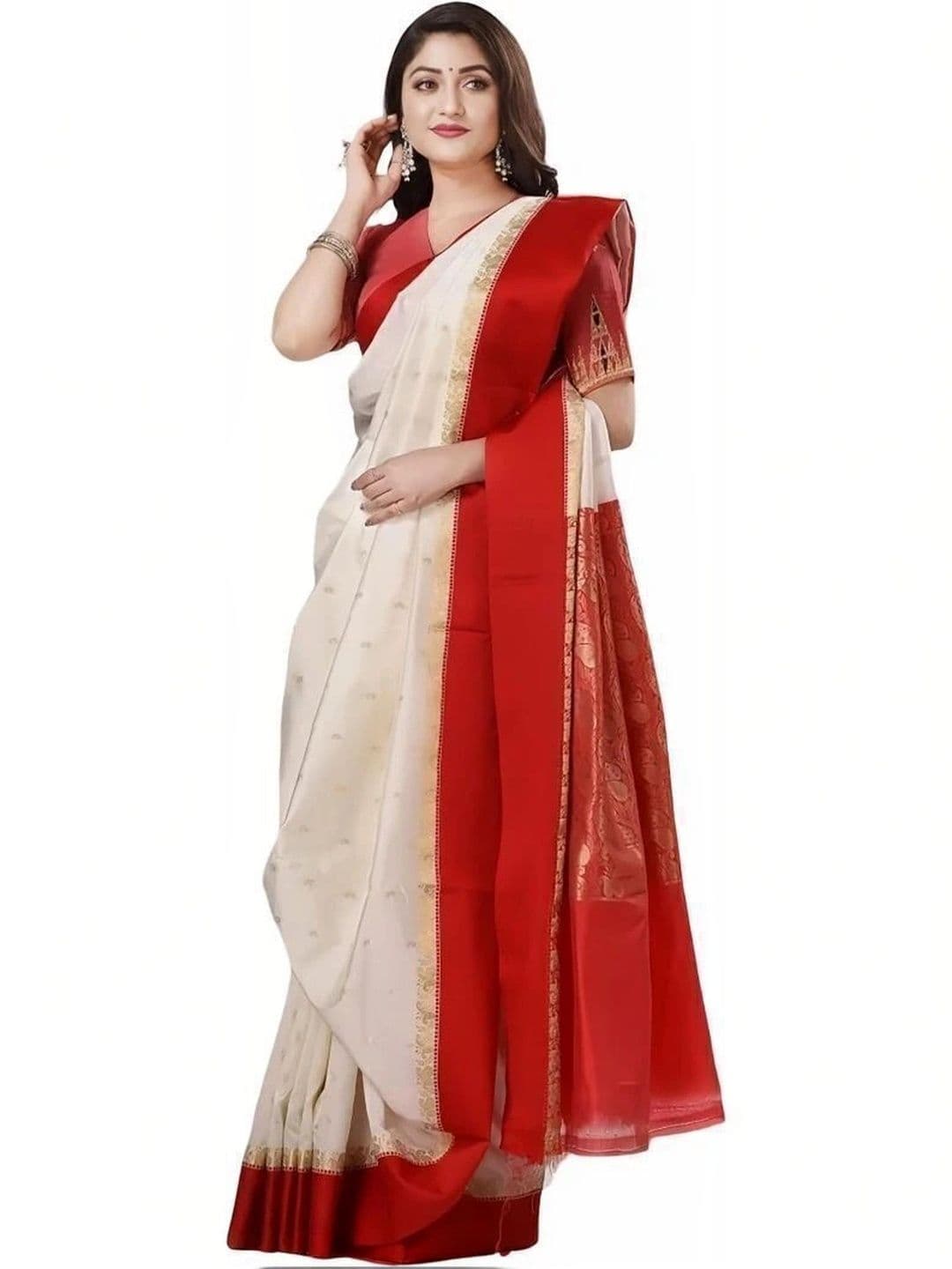 Urban Silk Saree Zari Art Silk Kanjeevaram Sarees - view 1
