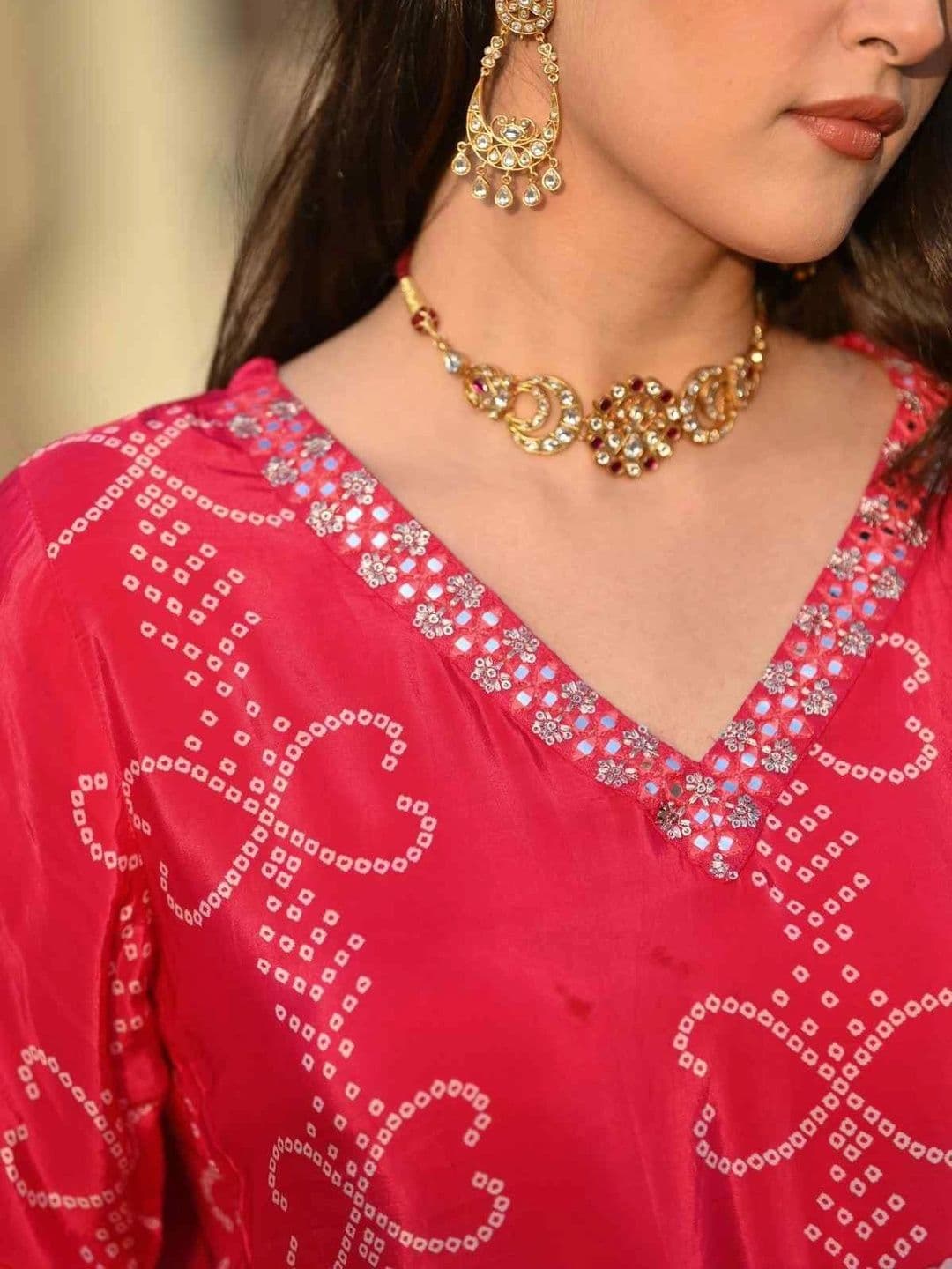 KRISKA Women Ethnic Motifs Printed Regular Kurta with Trousers & With Dupatta thumbnail 5