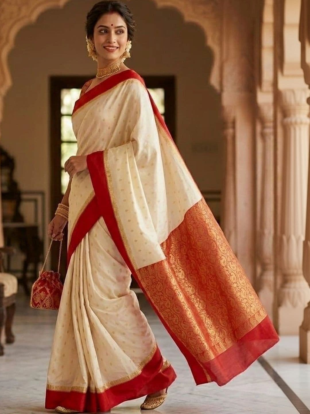 Urban Silk Saree Zari Art Silk Banarasi Sarees thumbnail 4