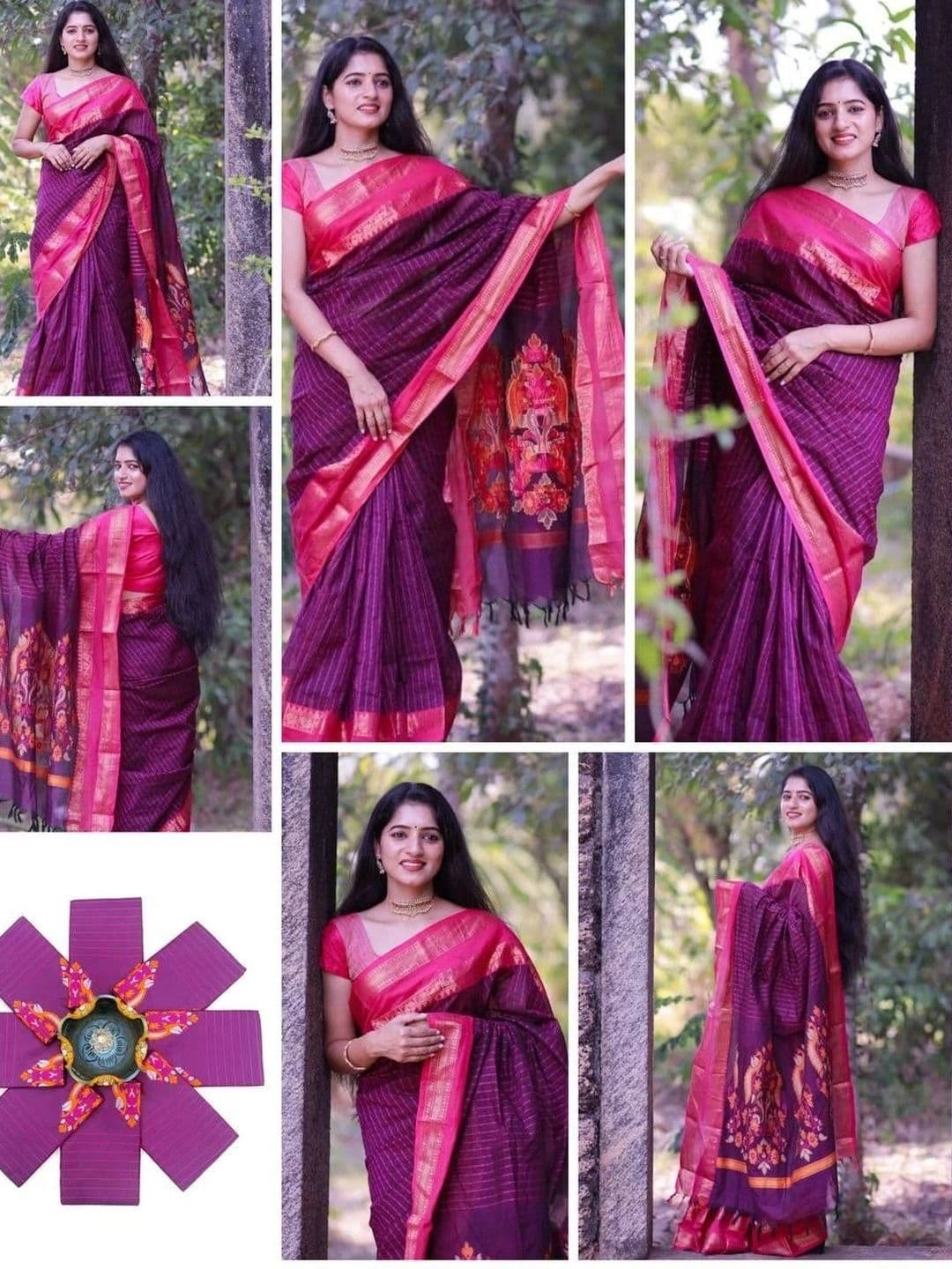 FASHIONIZO Woven Design Zari Art Silk Banarasi Saree thumbnail 2